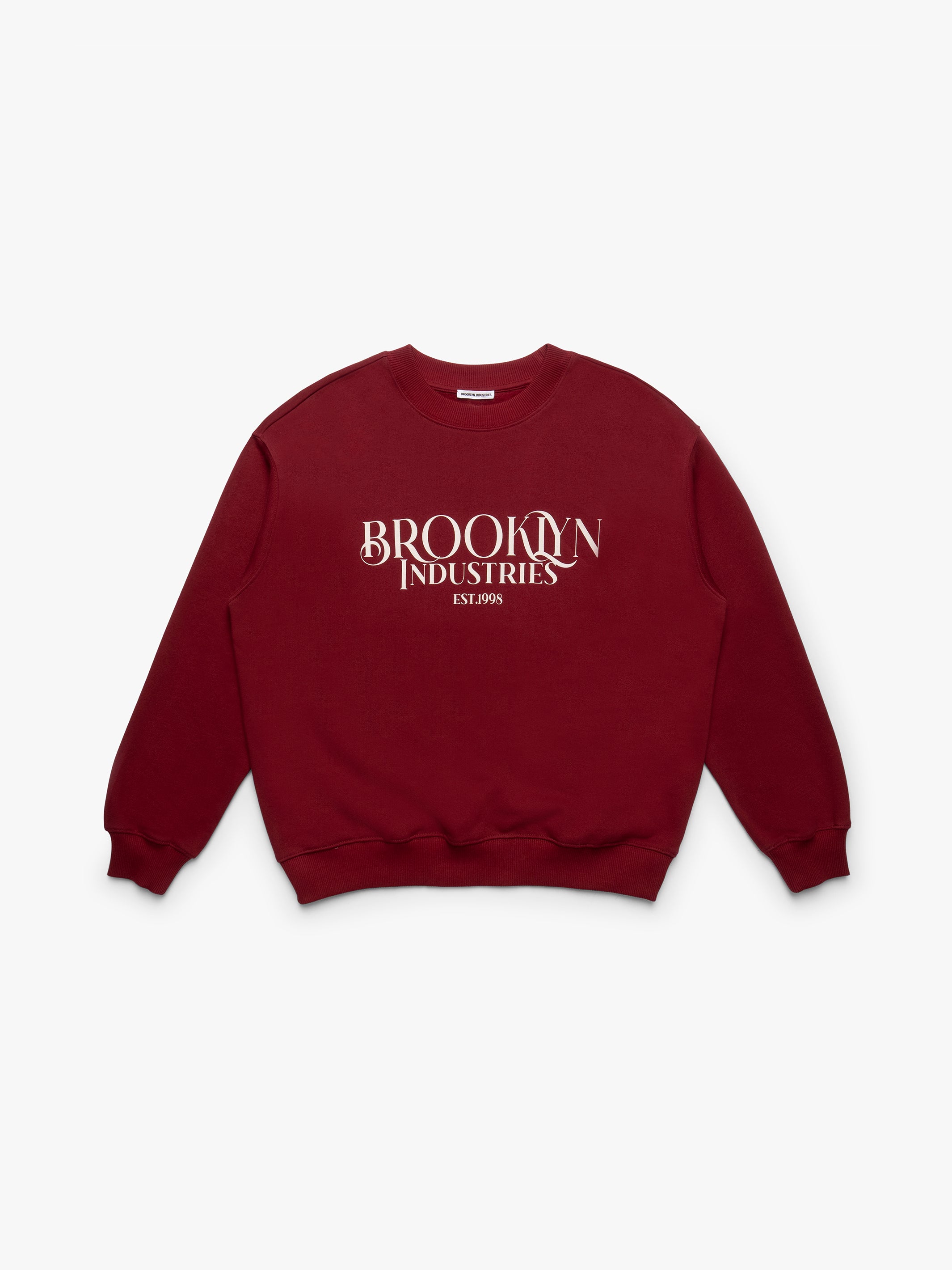Women's Brooklyn 1988 Sweatshirt in Biking Red - BROOKLYN INDUSTRIES
