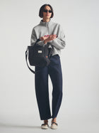 Brooklyn Crossbody Tote Bag in Black