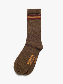 Men's Socket Socks in Chestnut - BROOKLYN INDUSTRIES