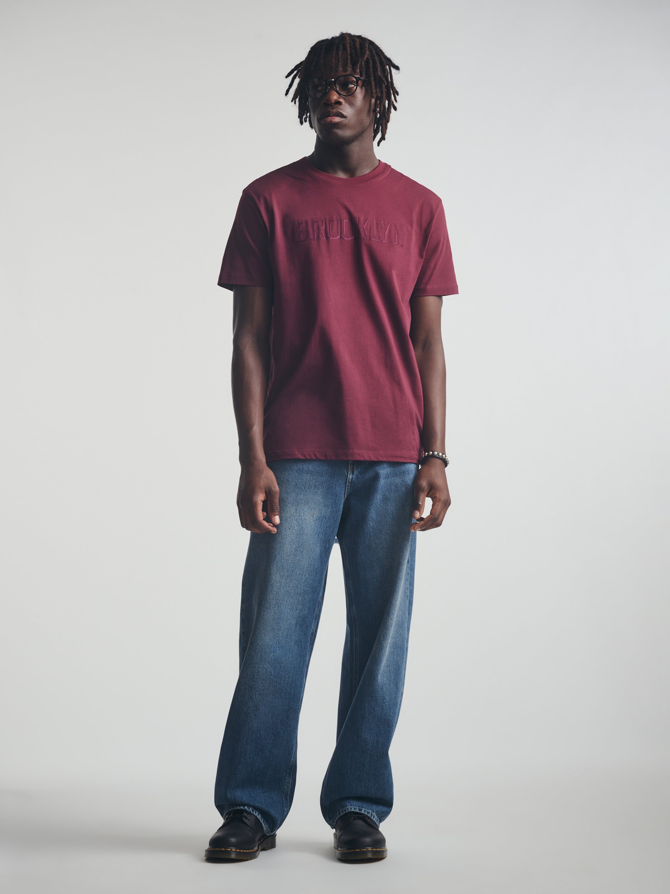 Men's Brooklyn T-Shirt In Windsor Wine