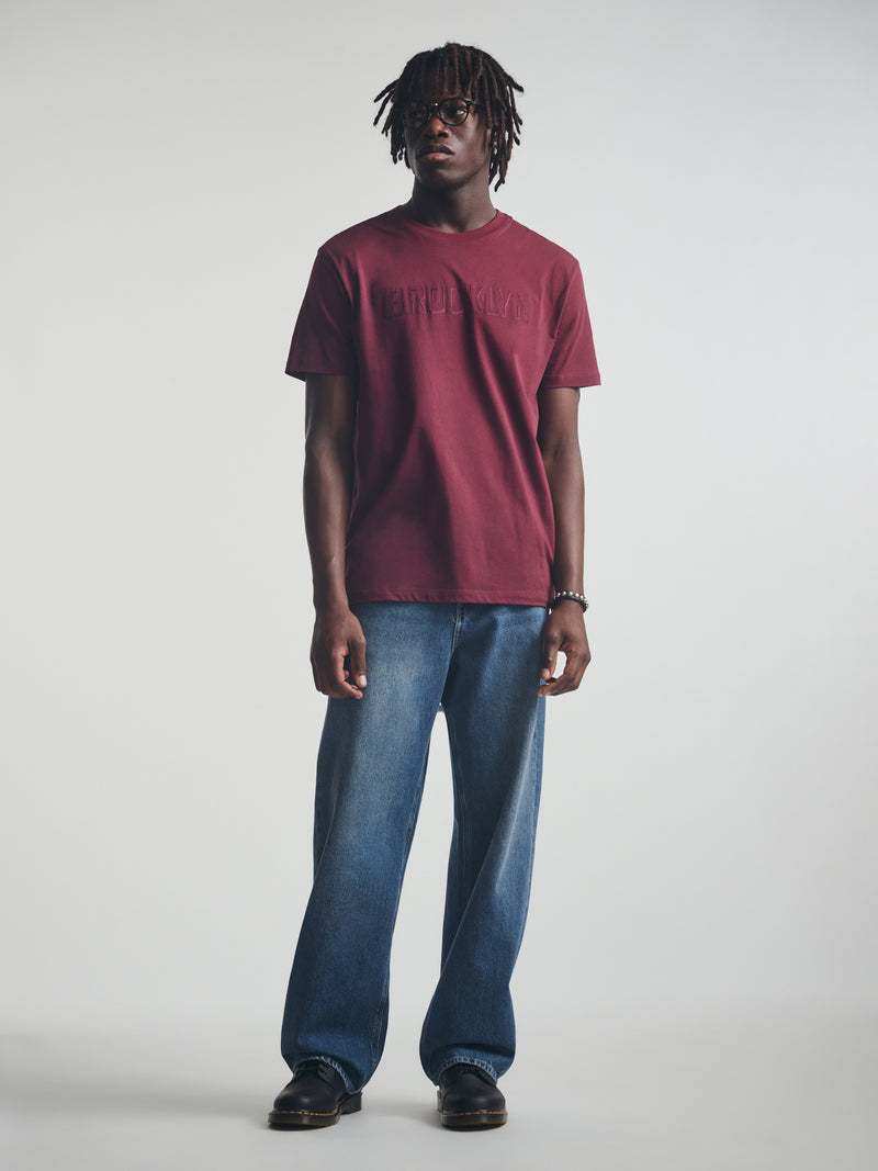 Men's Brooklyn T-Shirt In Windsor Wine