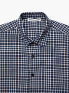 Men's Brooklyn Long Sleeve Plaid Shirt in Navy Check - BROOKLYN INDUSTRIES