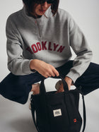 Brooklyn Crossbody Tote Bag in Black