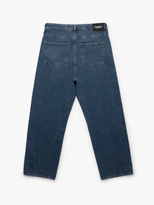 Men's Loose Jeans in Indigo Tinted Street Denim