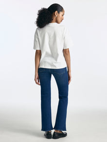Women's Brooklyn Pocket T-Shirt in White - BROOKLYN INDUSTRIES