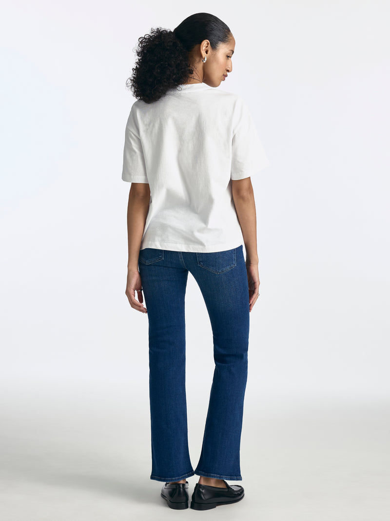 Women's Brooklyn Pocket T-Shirt in White - BROOKLYN INDUSTRIES