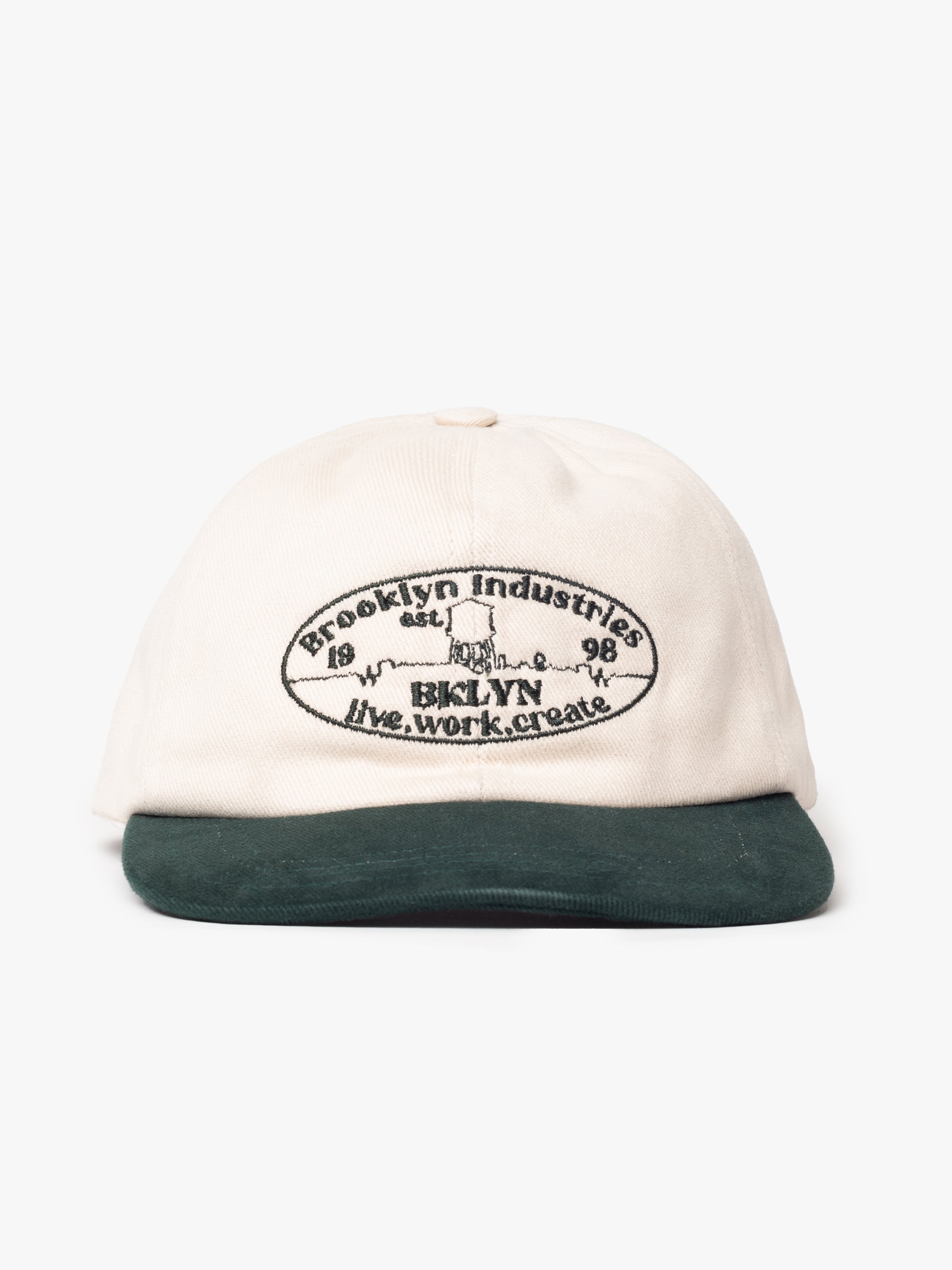 BKI Logo Cap in Beige - BROOKLYN INDUSTRIES