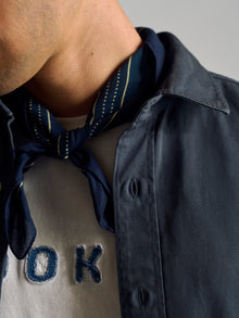 Brooklyn Bandana in Blue Nights - BROOKLYN INDUSTRIES