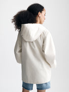 Women's Hooded Utility Jacket in Silver Birch - BROOKLYN INDUSTRIES