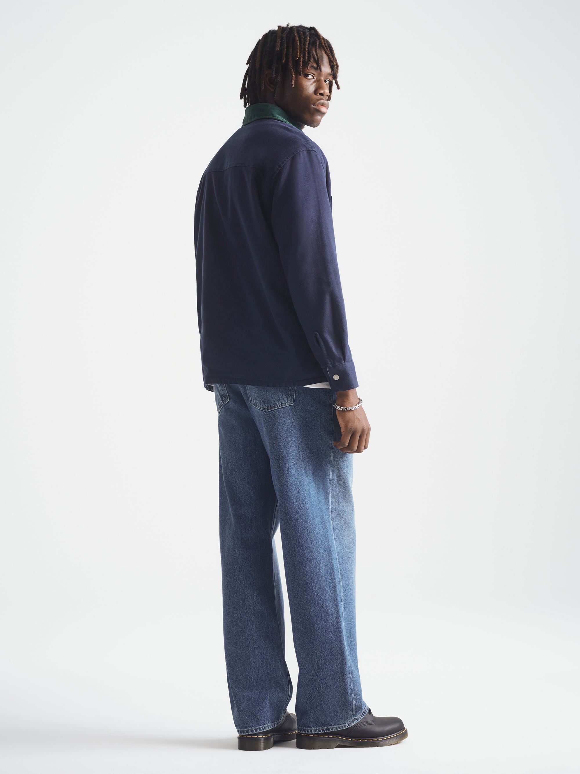 Men's Brooklyn Trucker Jacket in Dark Sapphire - BROOKLYN INDUSTRIES