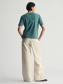 Women's Brooklyn Industries Graphic T-Shirt In Silver Pine - BROOKLYN INDUSTRIES