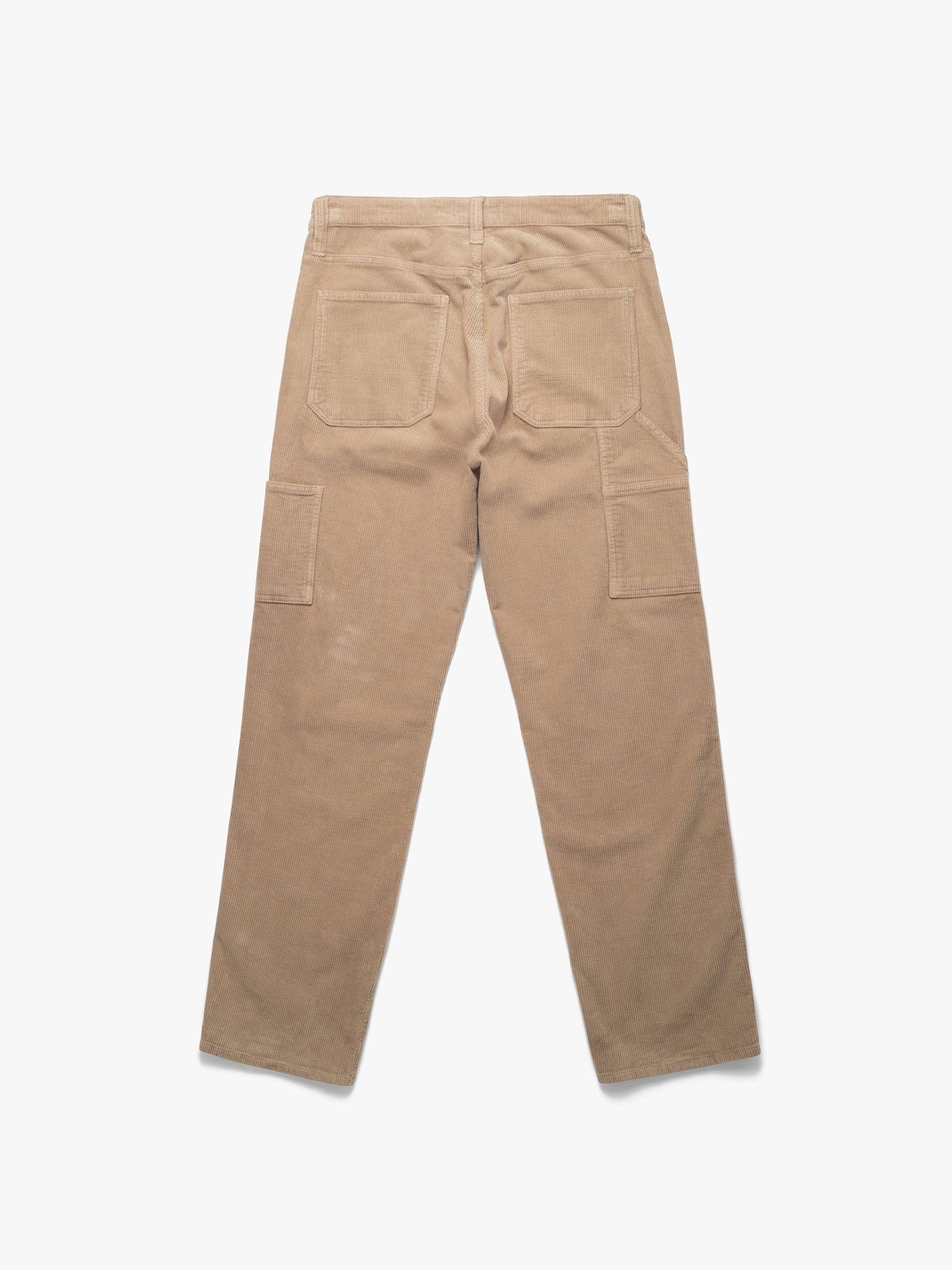 Men's Central Loose Corduroy Carpenter Pants in Taupe - BROOKLYN INDUSTRIES