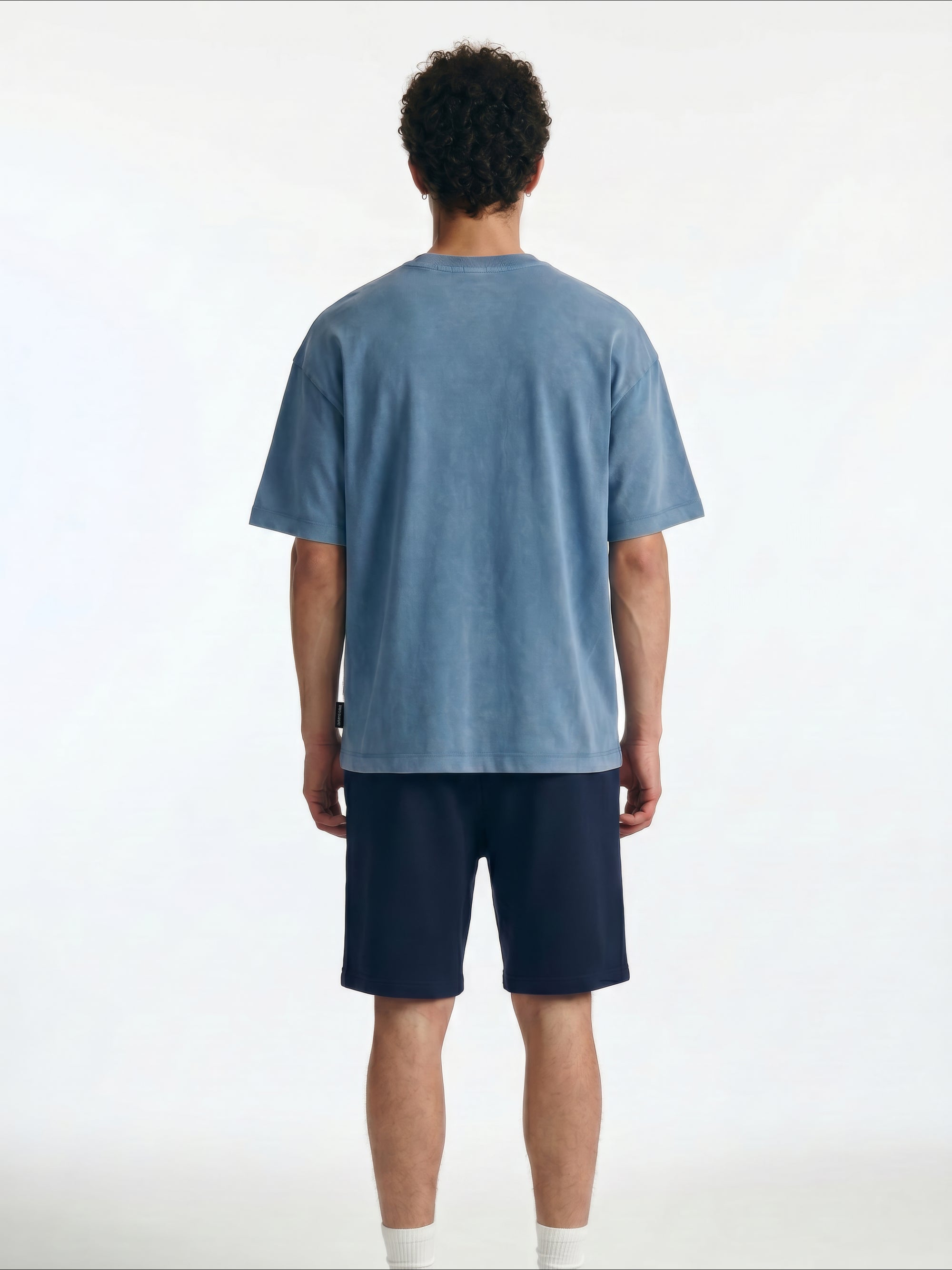 Men's Oversized Brooklyn T-Shirt in Blue Heaven - BROOKLYN INDUSTRIES