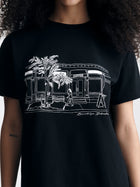 Women's Coffee Run T-Shirt in Black - BROOKLYN INDUSTRIES
