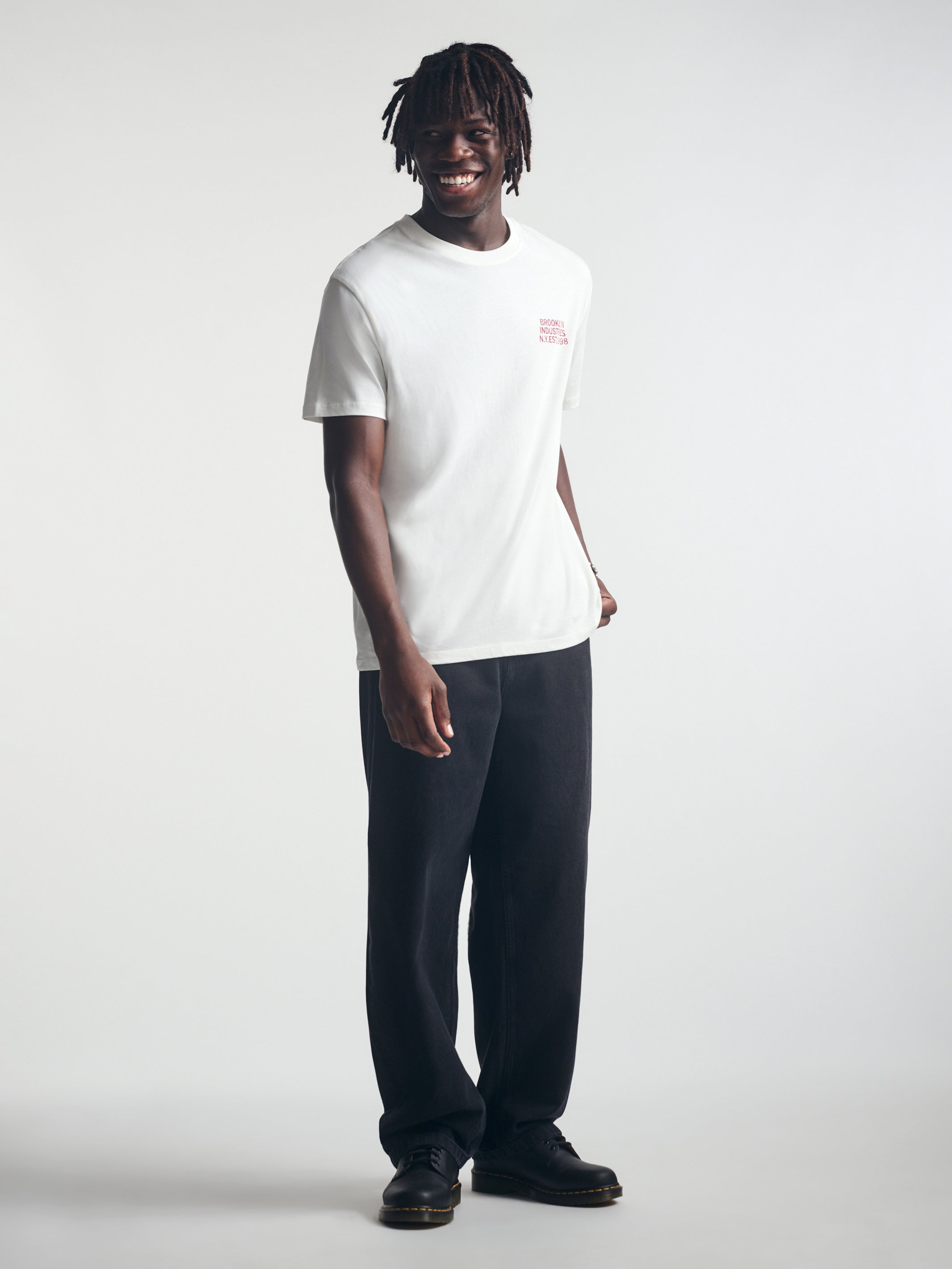 Men's Baggy Jeans in Smoke Street Denim - BROOKLYN INDUSTRIES