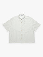 Men's Brooklyn Striped Short Sleeve Shirt In Bel Air Blue - BROOKLYN INDUSTRIES