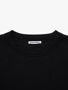 Women's Ribbed Cropped T-Shirt in Black
