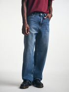 Men's Loose Jeans in Indigo Tinted Street Denim - BROOKLYN INDUSTRIES