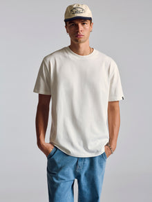 Men's Basic T-Shirt In Antique White - BROOKLYN INDUSTRIES