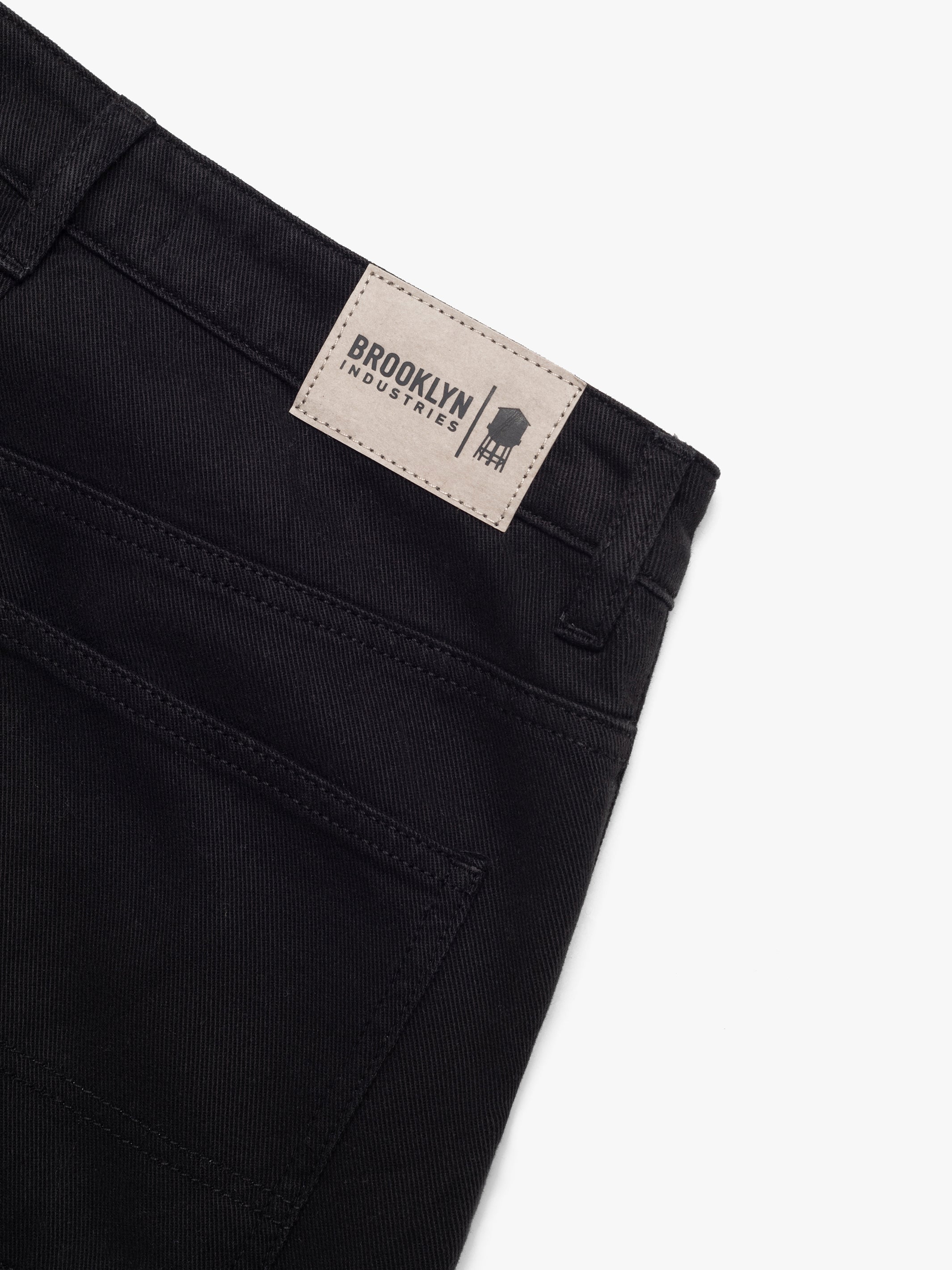 Women's Carpenter Pant In Black Denim - BROOKLYN INDUSTRIES