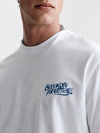 Men's Logo T-Shirt in White - BROOKLYN INDUSTRIES