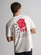 Men's Brooklyn Water Tower T-Shirt In Antique White - BROOKLYN INDUSTRIES