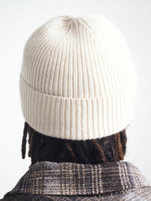 Water Tower Beanie in Ecru