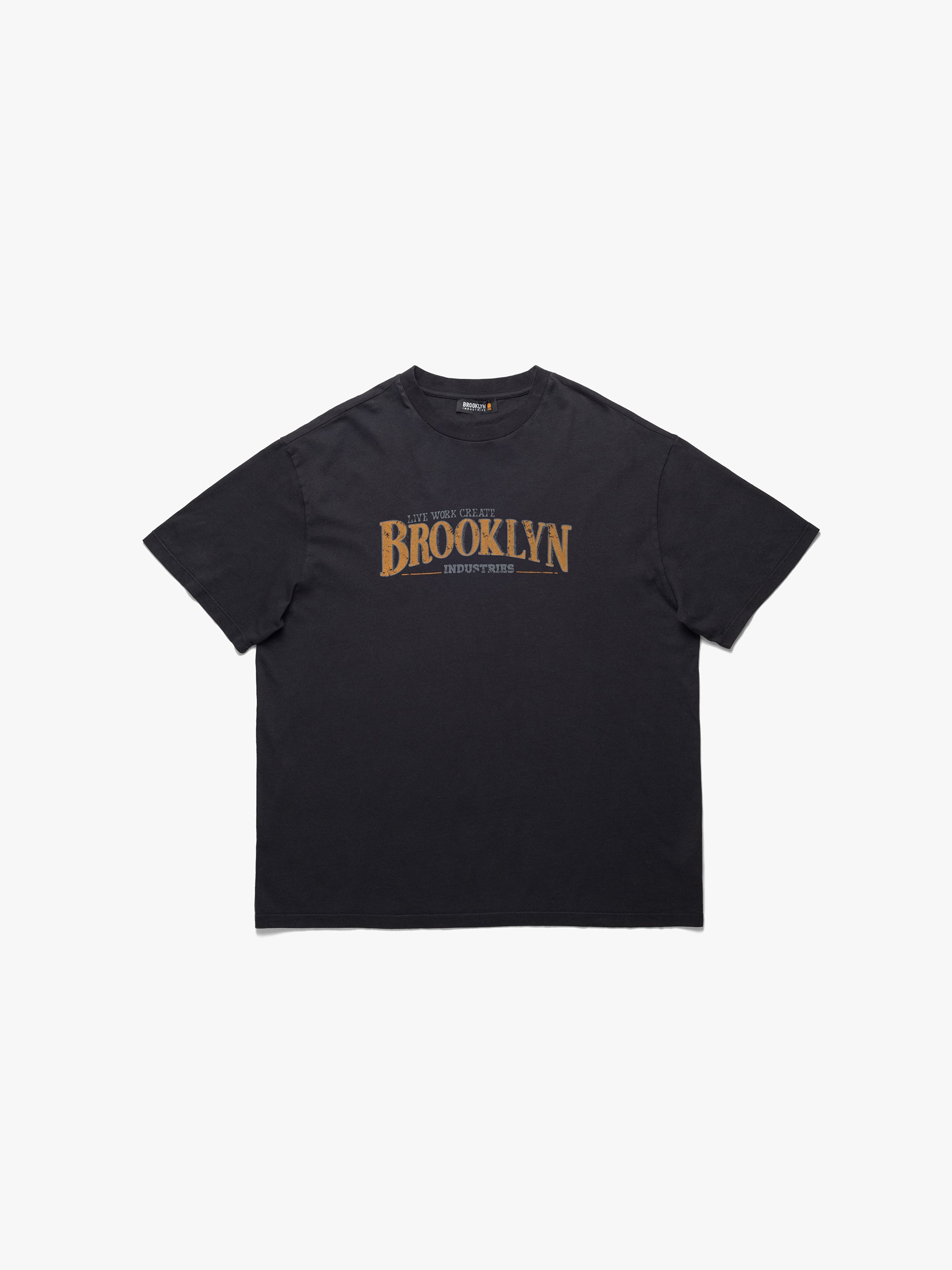 Men's Brooklyn Vintage T-Shirt In Black - BROOKLYN INDUSTRIES