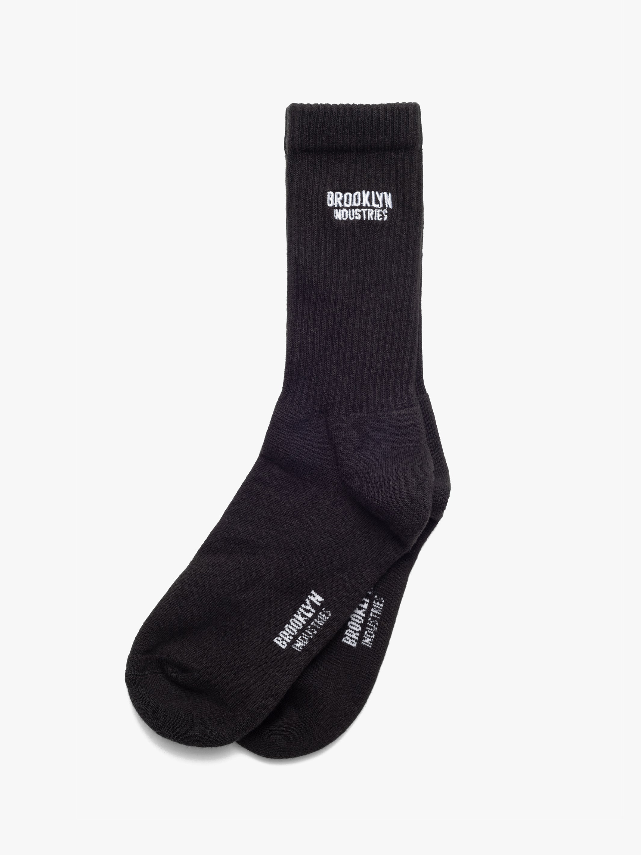 Men's Socket Socks in Black - BROOKLYN INDUSTRIES