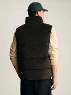 Men's Corduroy Vest in Black Ink - BROOKLYN INDUSTRIES