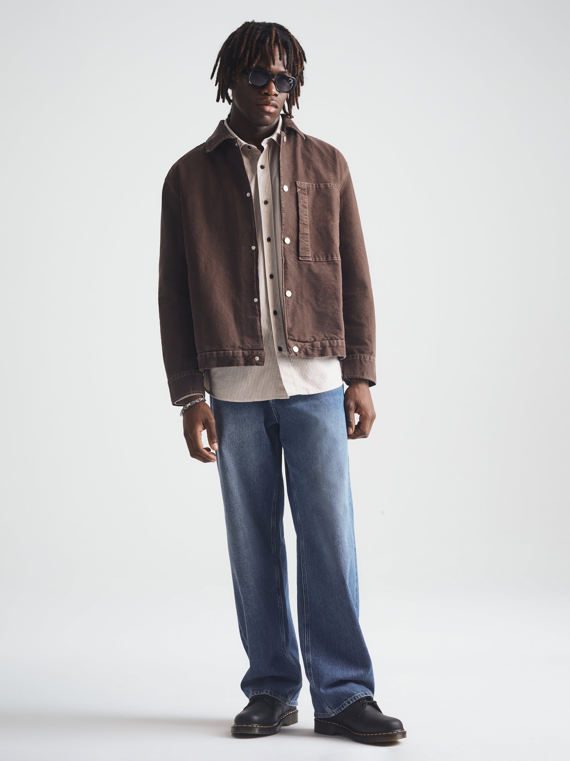 Men's Work Overshirt in After Dark