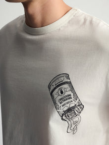 Men's Brooklyn Vintage T-Shirt In Antique White - BROOKLYN INDUSTRIES