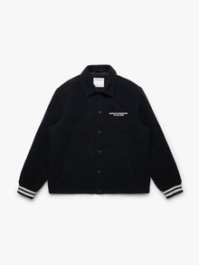 Men's Brooklyn Bomber Jacket in Jet Black