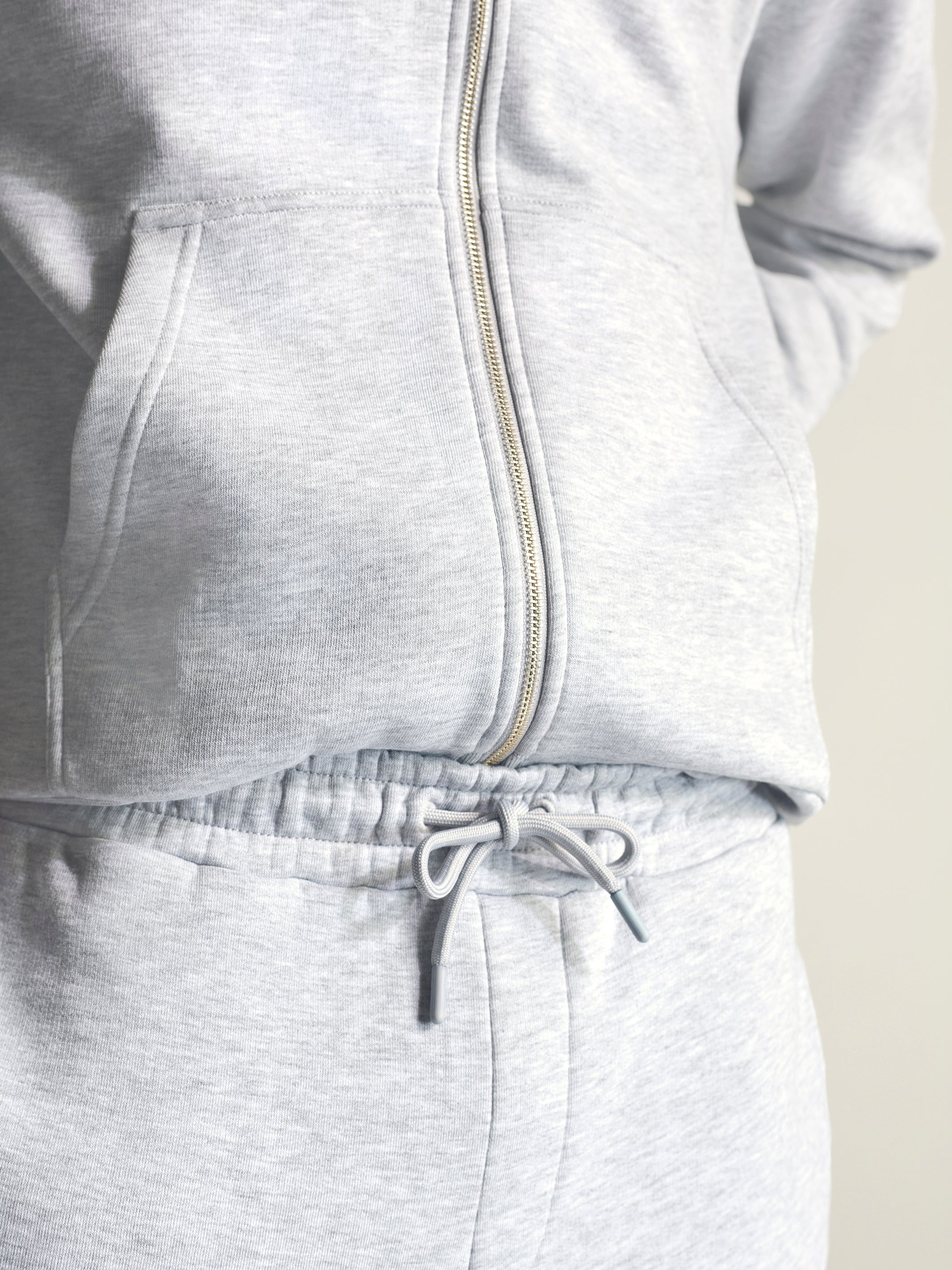 Men's Sweatpants In Grey Melange - BROOKLYN INDUSTRIES