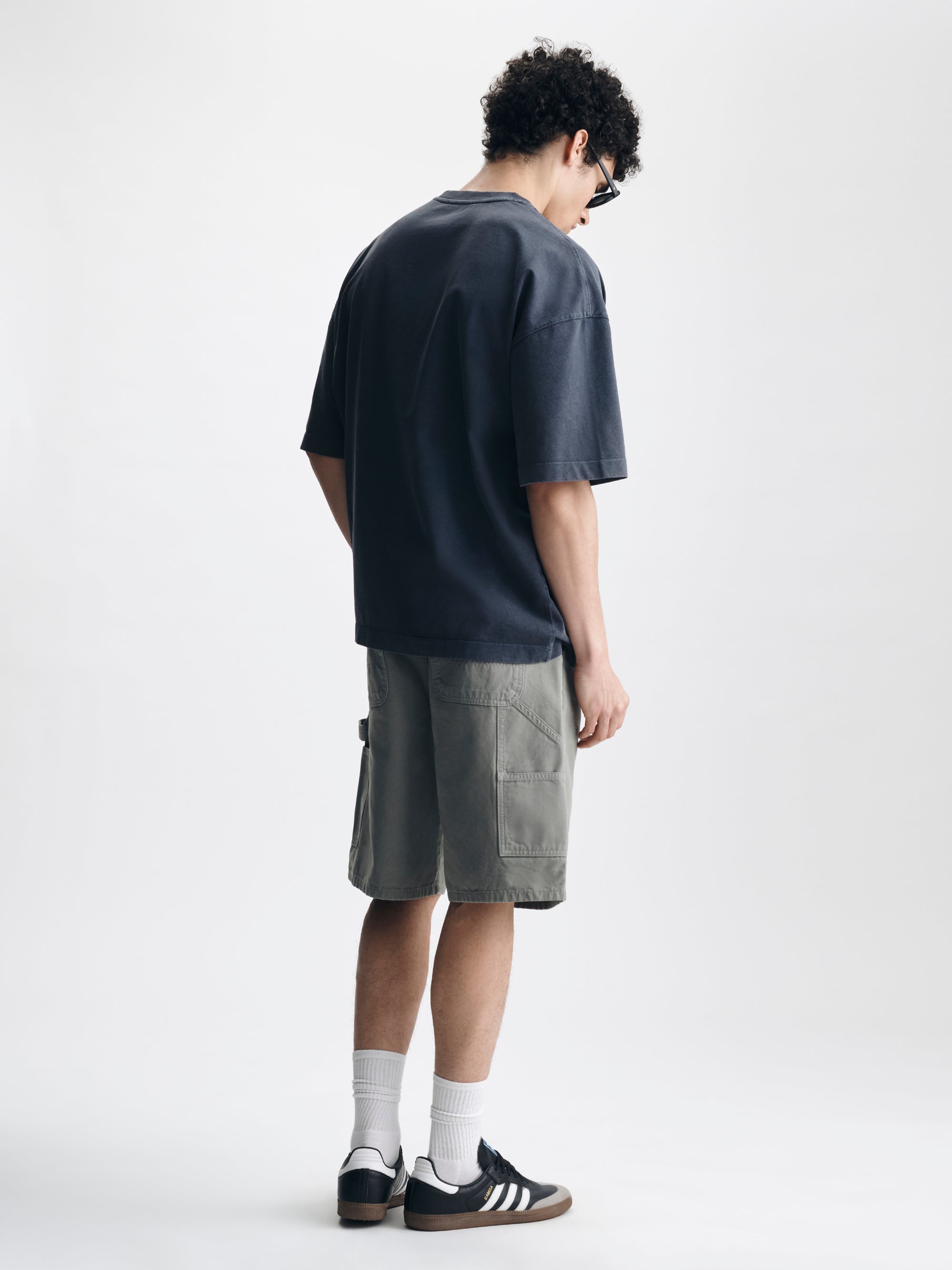 Men's Oversized Brooklyn T-Shirt in Ombre Blue - BROOKLYN INDUSTRIES