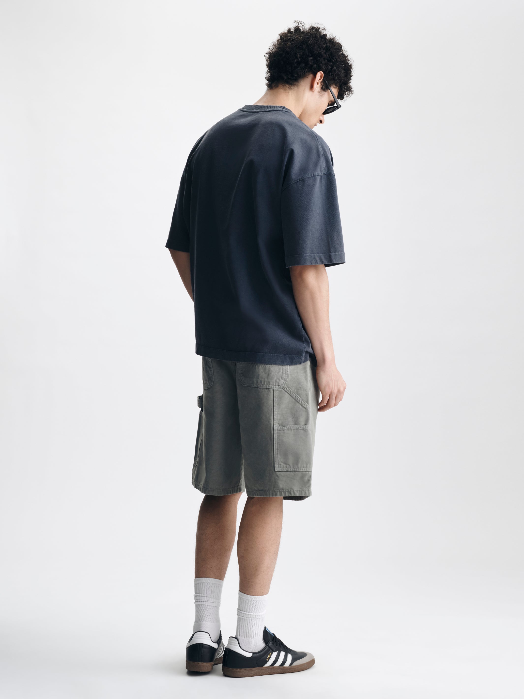 Men's Oversized Brooklyn T-Shirt in Ombre Blue - BROOKLYN INDUSTRIES