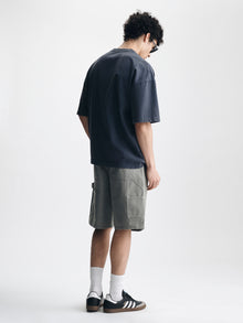 Men's Oversized Brooklyn T-Shirt in Ombre Blue - BROOKLYN INDUSTRIES