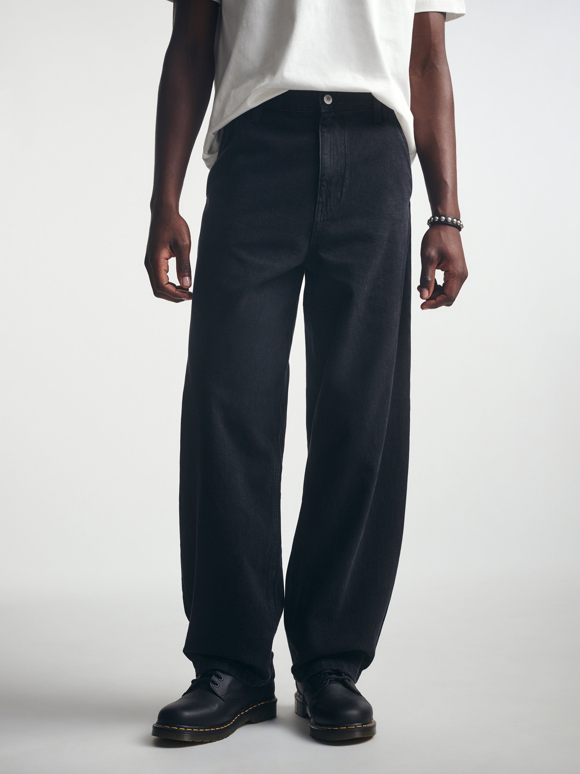 Men's Baggy Jeans in Smoke Street Denim - BROOKLYN INDUSTRIES