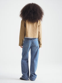 Women's Cropped Utility Jacket in Starfish