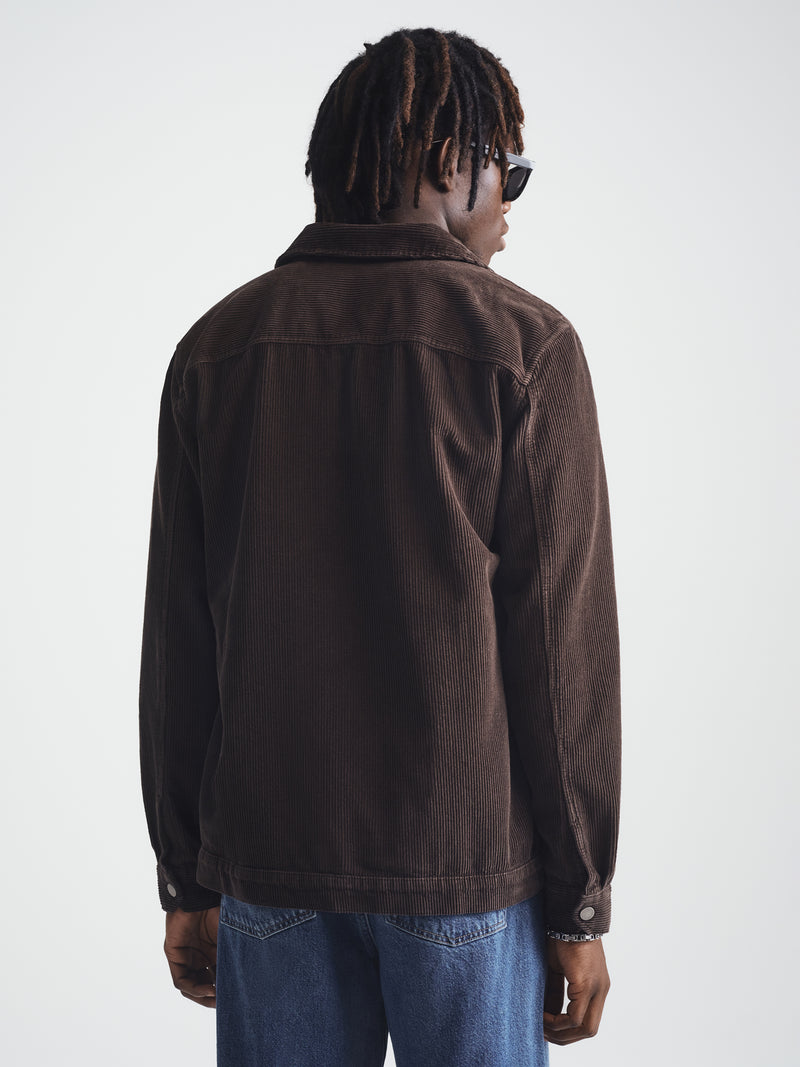 Men's Corduroy Overshirt in After Dark