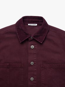 Women's Overshirt in Windsor Wine