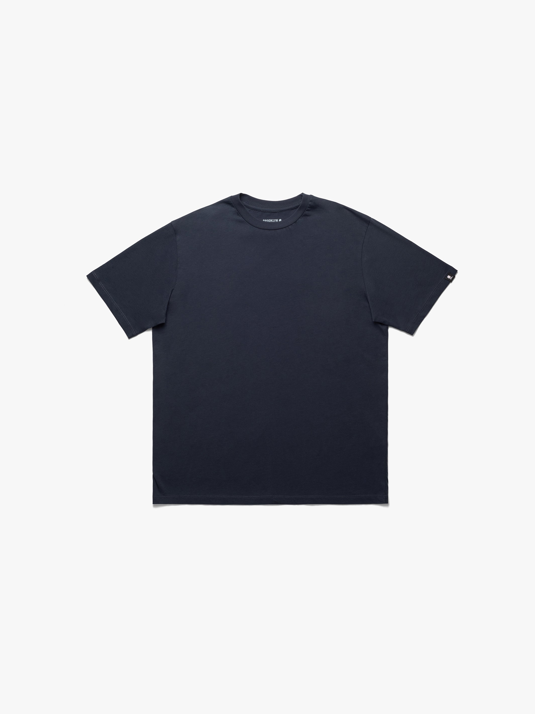 Men's Crew Neck Basic T-Shirt In Total Eclipse - BROOKLYN INDUSTRIES