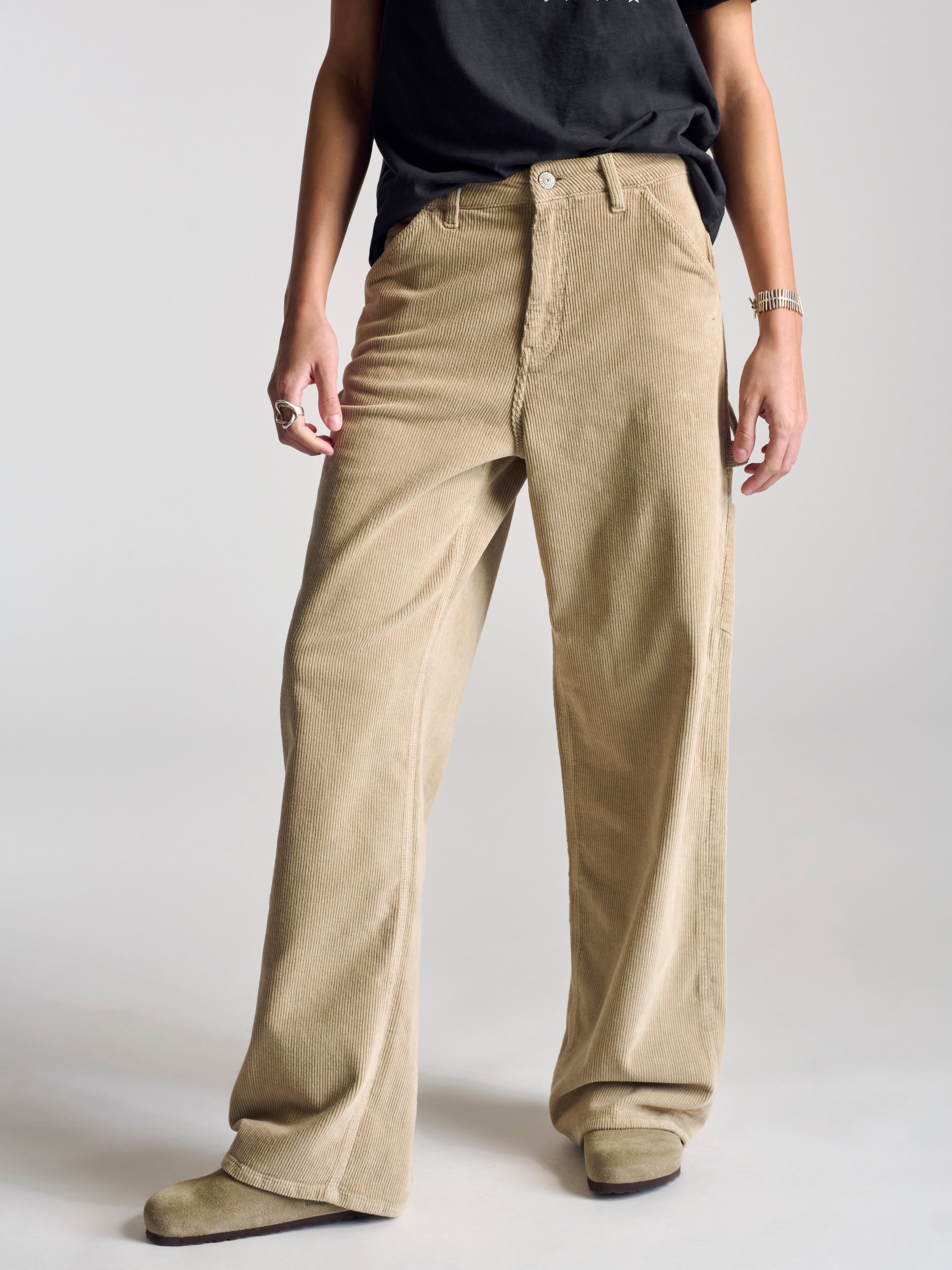 Women's Carpenter Pant In Pure Cashmere Cord - BROOKLYN INDUSTRIES