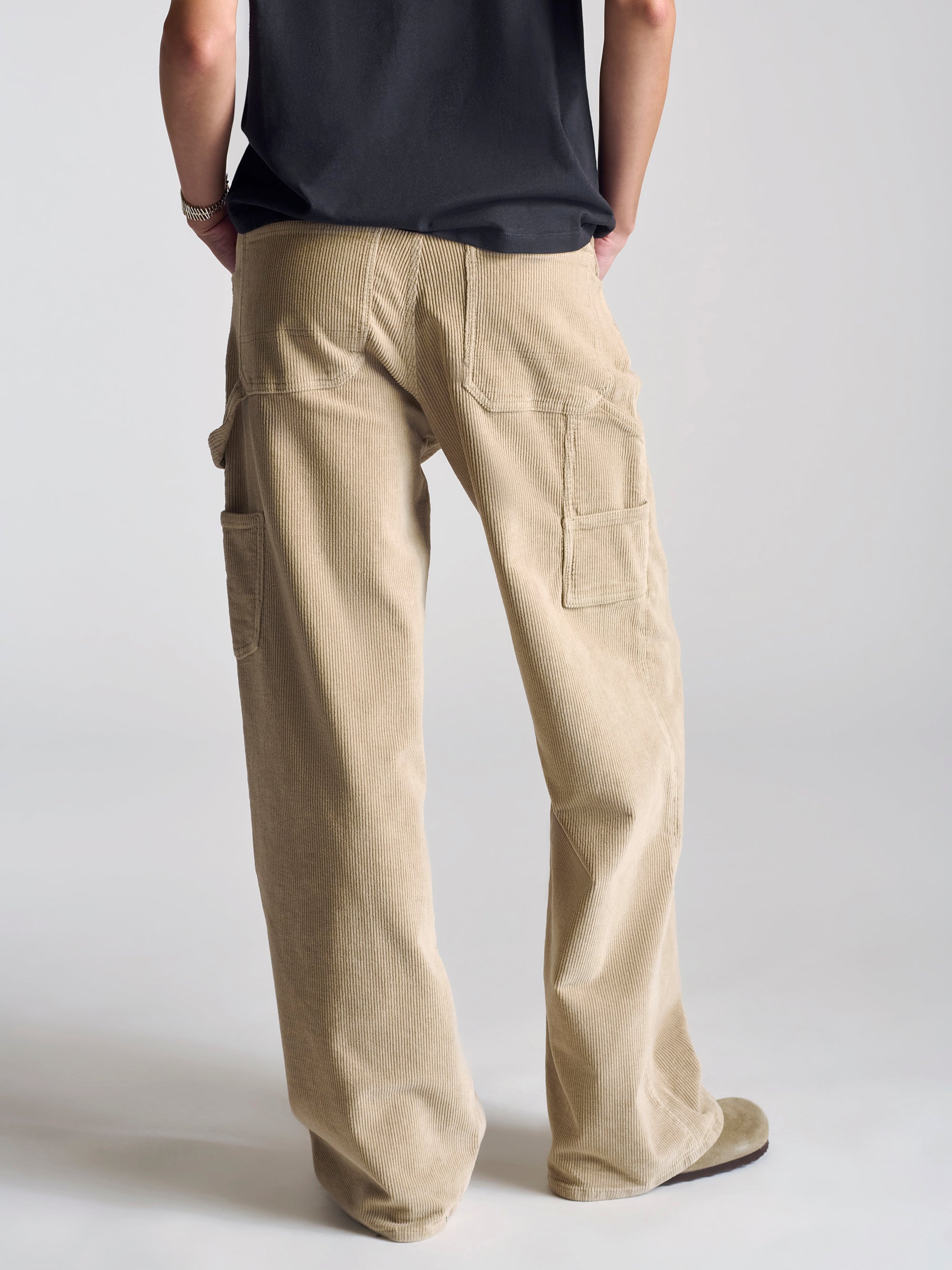 Women's Carpenter Pant In Pure Cashmere Cord - BROOKLYN INDUSTRIES