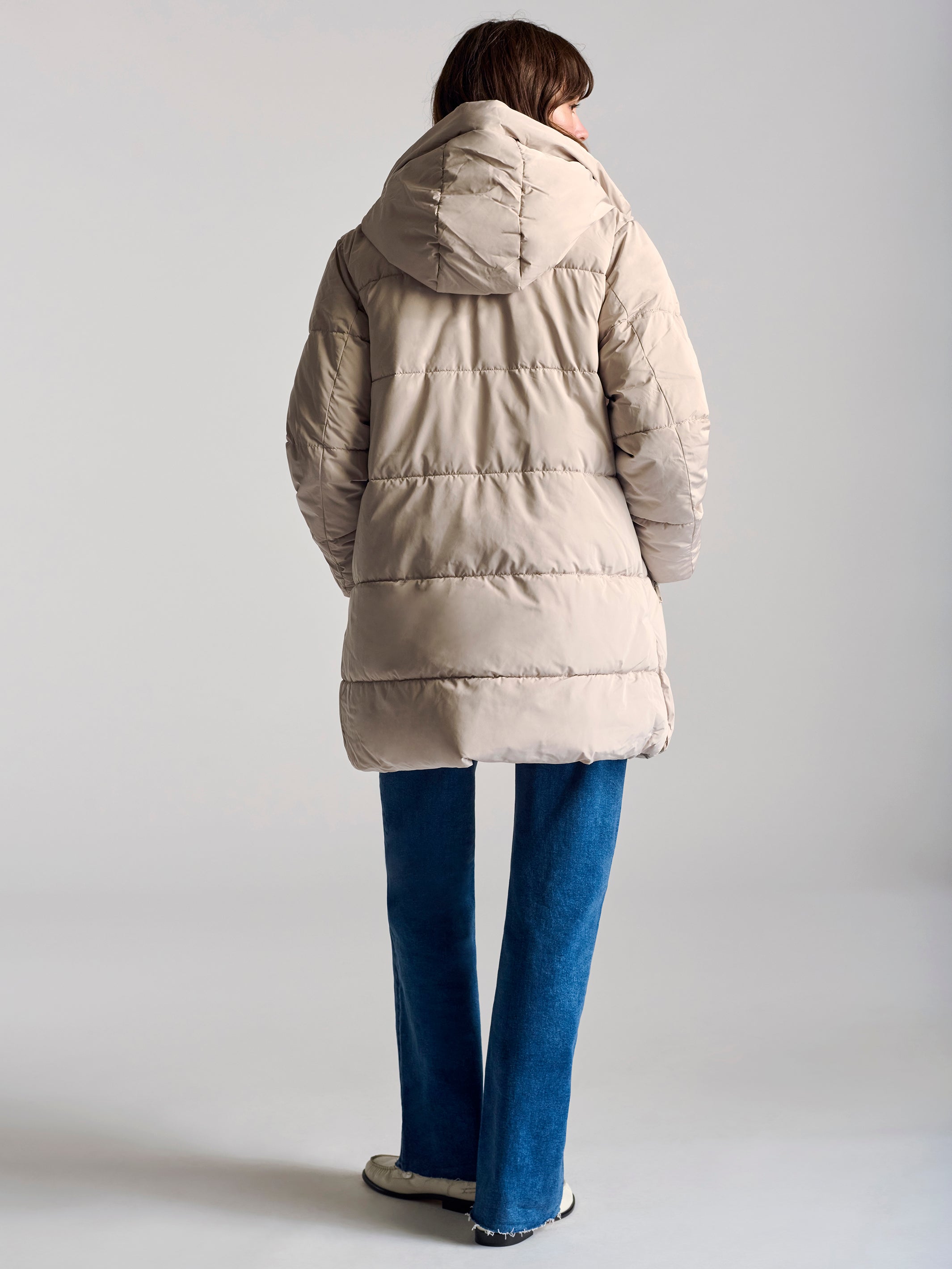 Women's Hooded Parka In Moonstruck - BROOKLYN INDUSTRIES