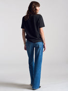 Women's Nassau Crew Neck T-Shirt in Black - BROOKLYN INDUSTRIES