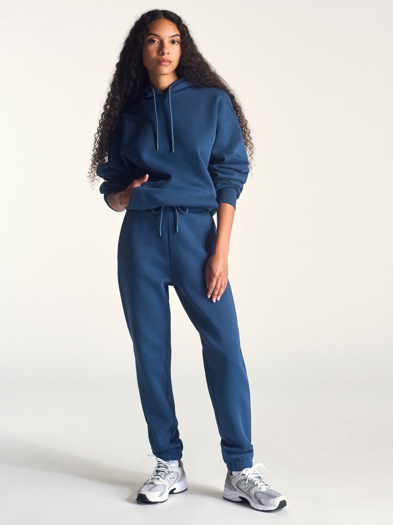 Women's Morgan Sweatpants In Dark Denim - BROOKLYN INDUSTRIES