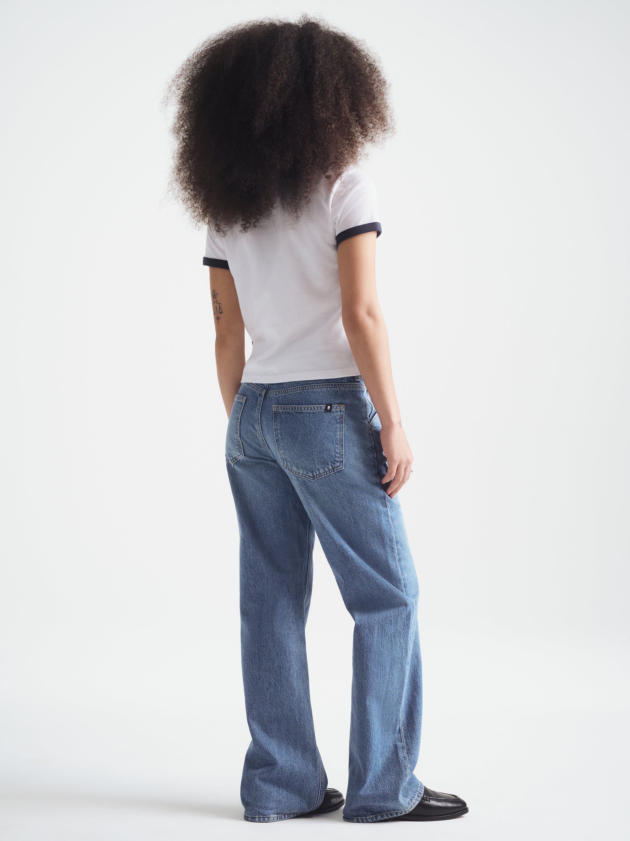 Women's Brooklyn Ringer T-Shirt in White