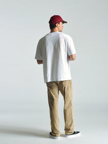 Men's Short Sleeve Pocket T-Shirt In White - BROOKLYN INDUSTRIES