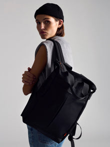 Utility Backpack in Black - BROOKLYN INDUSTRIES